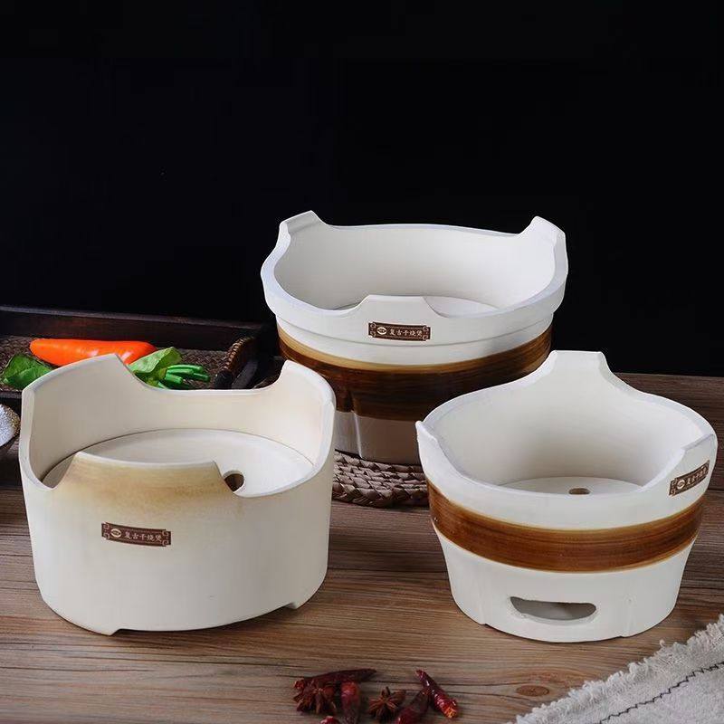 Old-Fashioned Charcoal Stove for Outdoor Tea Brewing, High Temperature Resistant, Commercial Barbecue Stove, Mud Stove, Barbecue Stove, Dry Burning Without Cracking