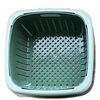 Double-Layer Vegetable Washing Basin with Plastic Draining Basket, Colander for Washing Rice, Vegetable Basket, Fruit Washing Tray, Practical Water-Draining Basin