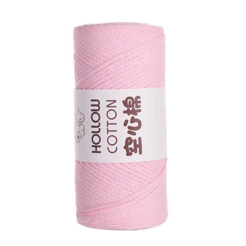 Lanxin 2mm hollow cotton DIY hook bag hand woven bag hat round strand pearl yarn wool wholesale