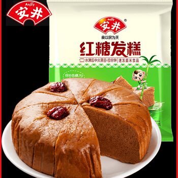 Anjing Brown Sugar Rice Cake Breakfast Semi-Finished Instant Xiaomi Red Date Steamed Cake Flagship Store Collection of Various Delicacies
