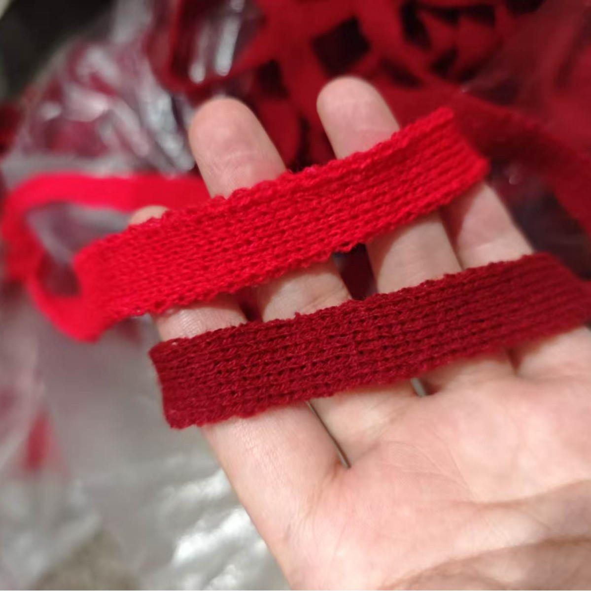圣诞迷你毛线小围巾公仔针织围巾配饰圣诞节花束酒瓶装饰品小围脖