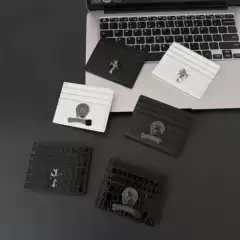 Cross-Border Card Holder Suitable for Driver's License Cards, Unisex Leather Case for Documents, Multi-Card Slots, Anti-Degaussing