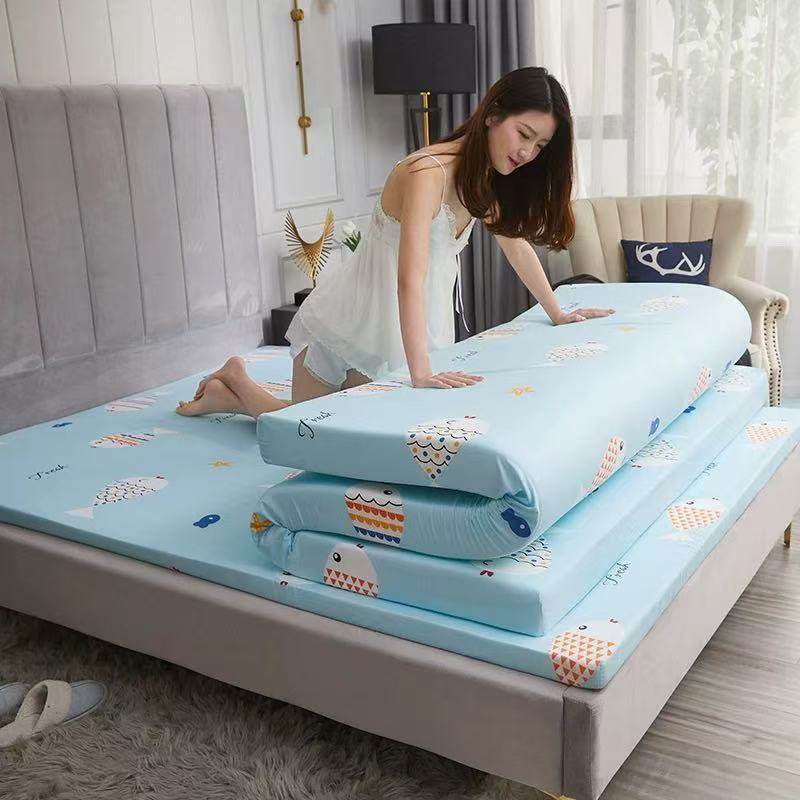 High-Density Sponge Memory Foam Thickeneded Mattress Household Tatami 1.5 Double Dust-Proof Foldableing [Manufacturer]