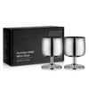 26-Year New Model Cross-Border Stainless Steel Wine Glasses, Home Wine Glass Set, High-End Bar Cocktail Glasses, Champagne Glasses