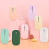 Cross-border macaron wireless Bluetooth mouse rechargeable mute dual-mode wireless mouse mobile phone computer office mouse