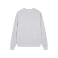 Round neck sweatshirt floral gray