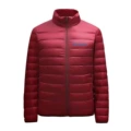 L wine red + blue label