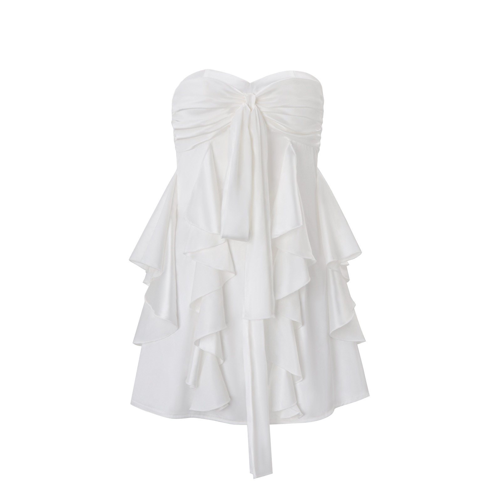Summer Wrap Dress Sexy Ruffle Hem Adjustable Straps Elegant Style Perfect for Parties and Special Occasions