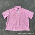 Pink/short-sleeved shirt