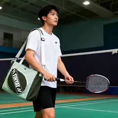 Custom High-End Tennis Bag Casual Outdoor Sports Pickleball Paddle Bag Large Capacity Single Shoulder Storage Bag