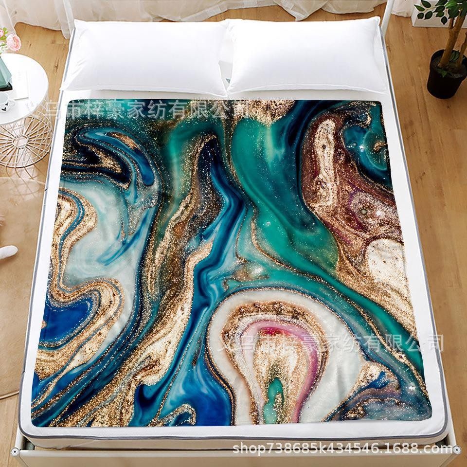 Flannel, digital printing, live shaking, pictures, envelopes, Amazon, foreign trade, blankets