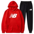 Red + black pants-white label