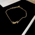 Gold Letter Bracelet