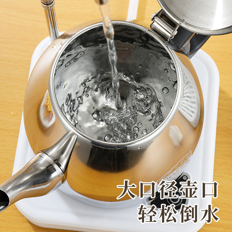 Thick 304 stainless steel kettle electric ceramic stove flat bottom Kettle Teapot household Kettle Teapot 1.2L