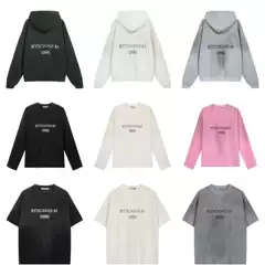 American Style Trendy Brand 1996 Antique Letter Print AC Hoodie Sweater Loose Men's and Women's High Street Antique Couple's Hoodie