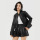Женская кожаная куртка в мотоциклетном стиле leather jacket кожаная куртка 2024 Amazon Европа и Соединенные Штаты Америки трансграничная кожаная женская одежда на осень и зиму по индивидуальному заказу mini 1