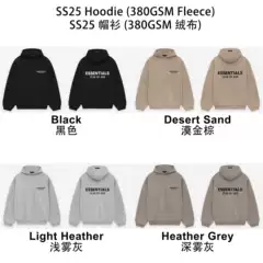 25SS 24FW Hoodie Hoodie Printed ESSENTIALS Trendy Brand Hoodie Cross Border