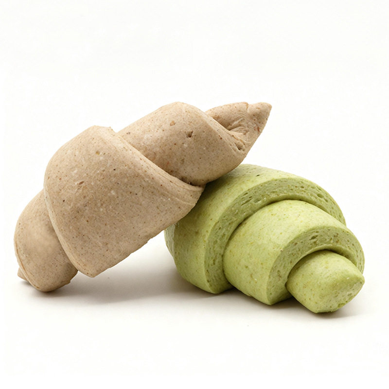Kale Multigrain Steamed Buns Coarse Grain Children's Pasta Fruit and Vegetable Croissants Steamed Buns Breakfast Semi-Finished Frozen Products