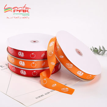 25mm Fruit Packaging Ribbon Threaded Fruit Flower Basket Gift Ribbon Spot 25mm Fruit Ribbon