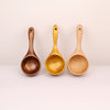 Wooden Soup Spoon Creative Home Sauna Water Scoop Screw Powder Home Rice Dessert Water Wood Spoon Kitchen Tableware