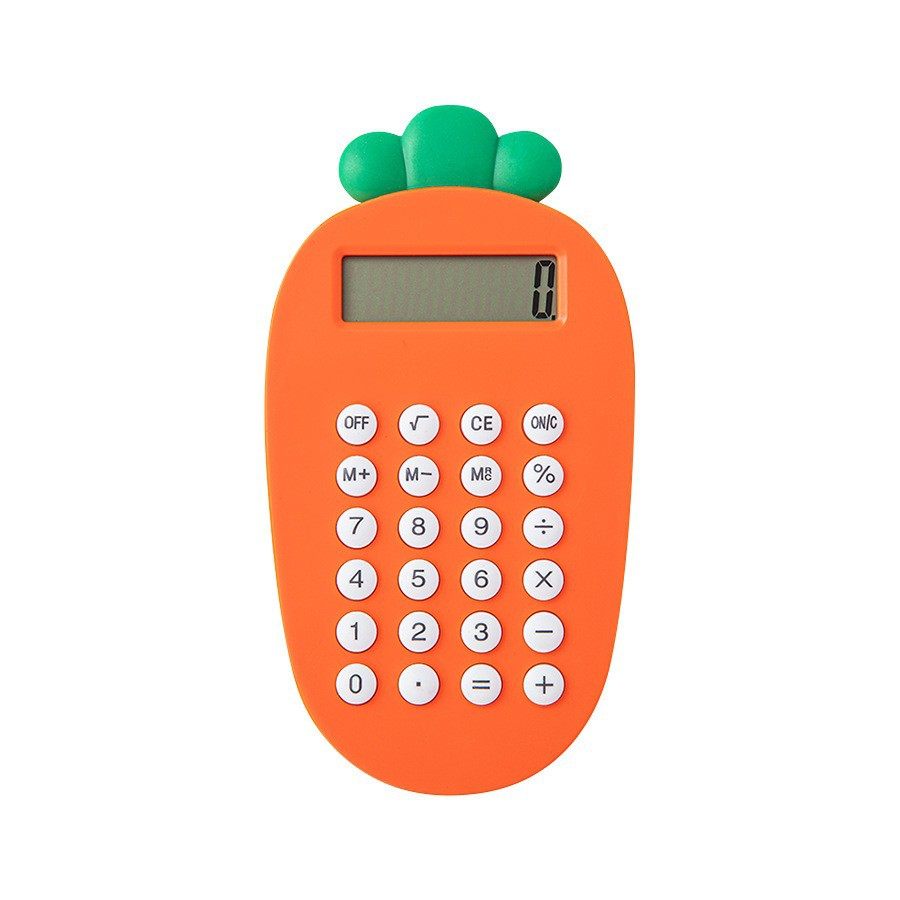学生文具高颜值计算机迷你创意卡通计算器可爱猫爪萝卜草莓计算器