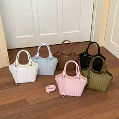 Korean Style Ins Trendy Bucket Bag for Women 2026 Spring New Simple Fashion Shoulder Bag High Beauty Bucket Bag