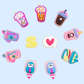 Cross-Border Hot Selling Rafting Cup Clogs Shoes Flower Cup Shoe Buckles Clogs Accessories DIY Garden Shoes Decorative Soft Glue