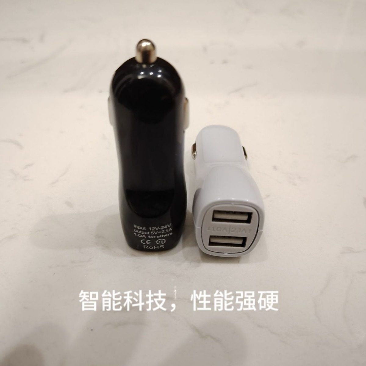 Classic 1A duckbill car charger car charger dual USB Multi-Function Car charging head factory direct sales