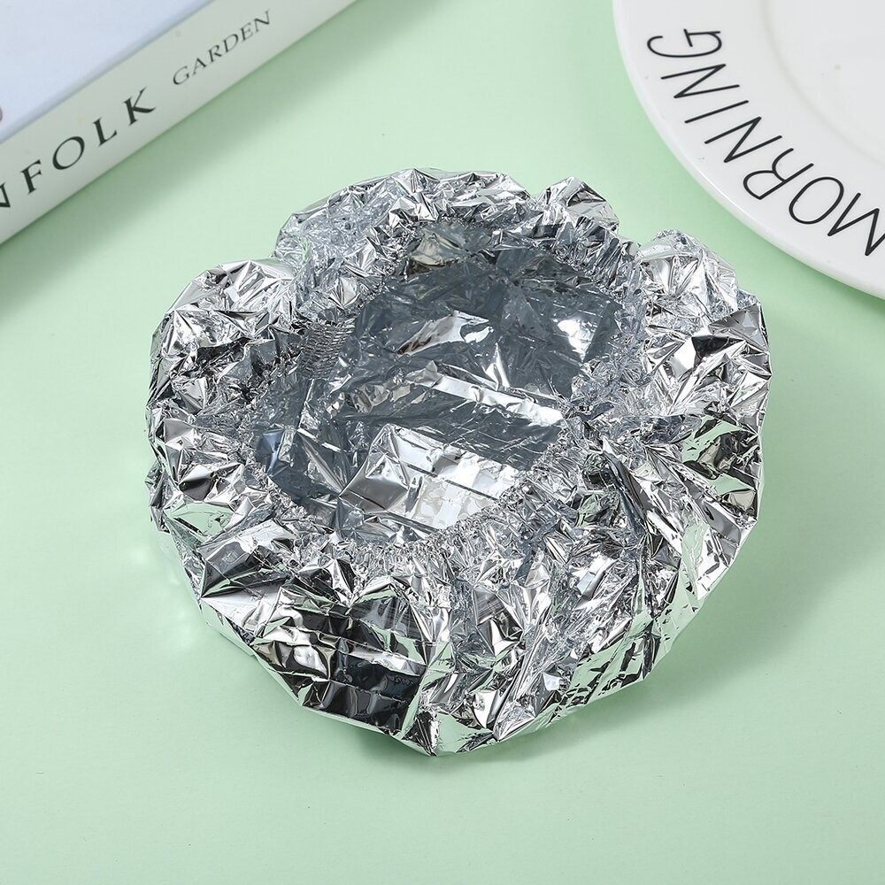 Aluminum Foil Insulation Film Household Aluminum Foil Plastic Wrap Cover Insulation Cover Dining Table Meal Insulation Cover Kitchen Fresh-Keeping Insulation