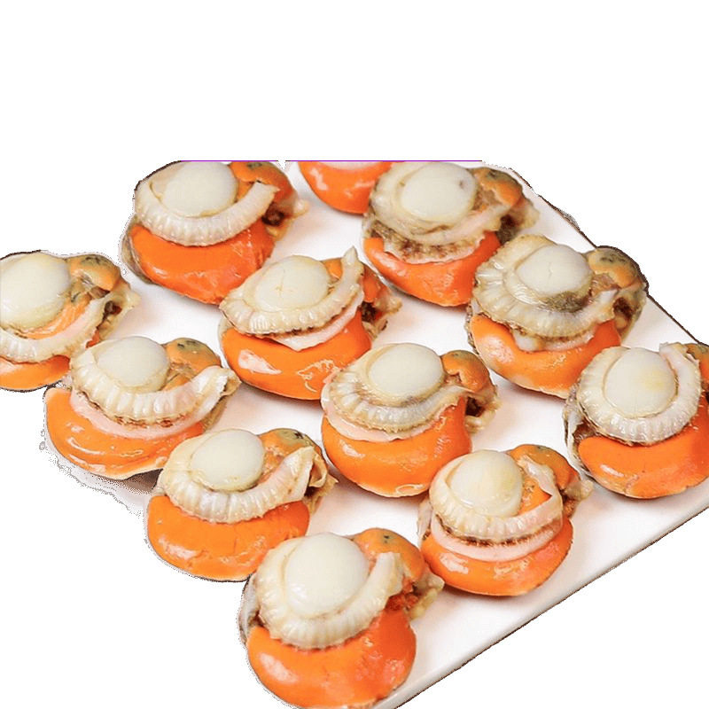 Extra Large Scallop Yellow Factory Scallops Free Shipping Fresh Quick-Frozen Scallop Meat Direct Sales Scallop Meat Freshly Peeled
