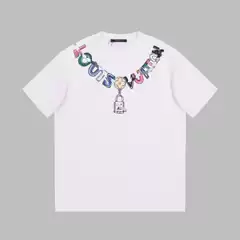Cross-Border Cl Summer New Heavyweight Short-Sleeve Printed T-Shirt Trendy Unisex Round-Neck Casual Popular Tee