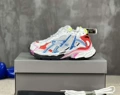 White, blue, and pink