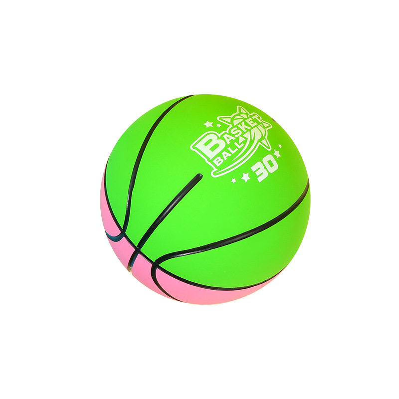 Hollow high elastic ball children's rubber decompression indoor mute simulation ball student toy ball wholesale manufacturer