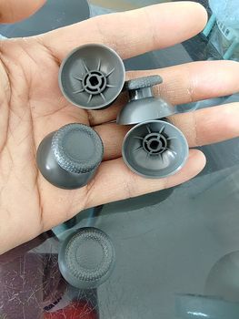 Ps5 Joystick Cap Mushroom Head Button Cap Ps5 Controller 3D Joystick Cap 3D Button Cap Replacement Cap Gray