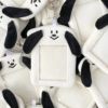 Cartoon Puppy Plush Card Holder Ins Style Polaroid Idol Card Holder Keychain Card Access Card