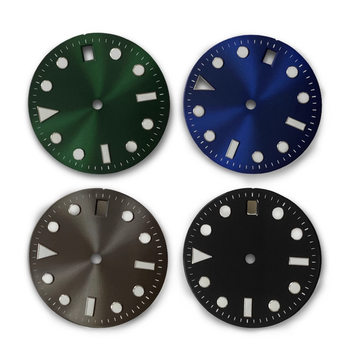 NH35 watch accessories 29mm dial blue luminous suitable for Japanese NH35 movement