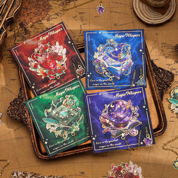 Magic Secret Romantic Metal Bookmark Creative Small Gift for Friends Birthday Souvenir Crystal Ball Book Clip Practical