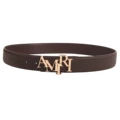 Amiri gold buckle + brown