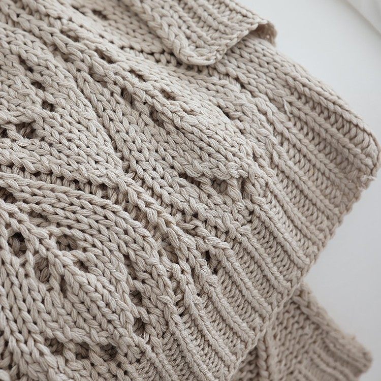 Knitted sofa casual blanket Nordic style blanket sofa decorative blanket cross-border one-piece delivery New wool blanket