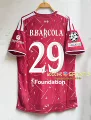 2627 liverpool home custom number 29 star + champions league armband