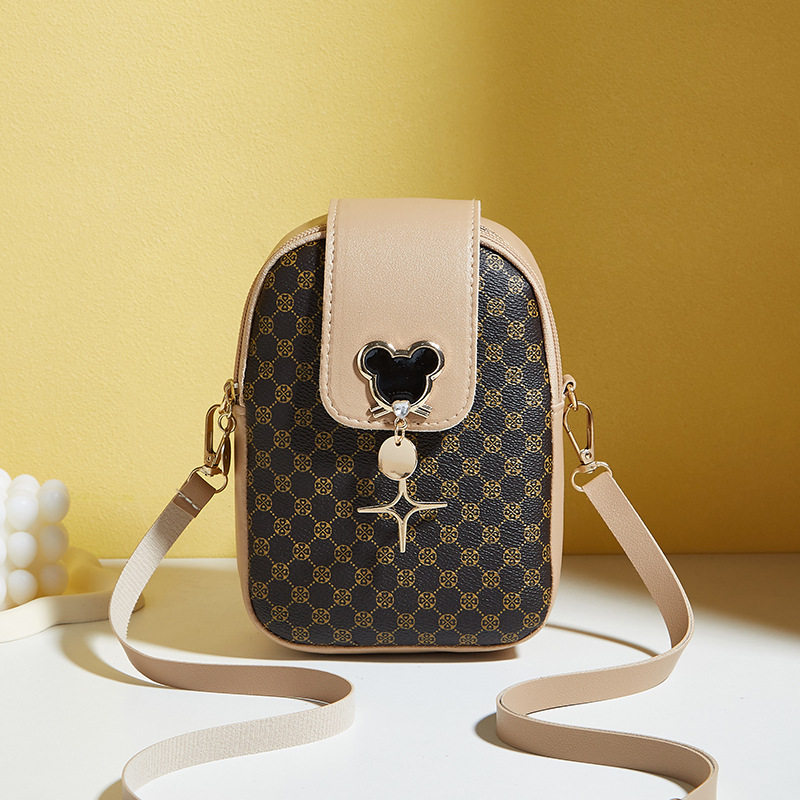 经典印花手机包2025新品women bags女士简约小包休闲洋气斜挎小包