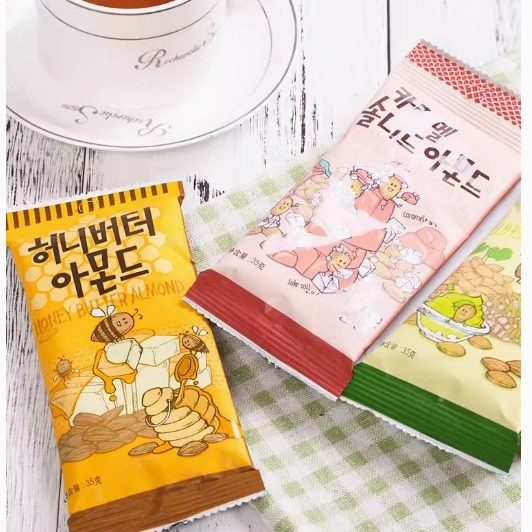 South Korea Imported Tom Farm Honey Butter Almond hbaf Bar Bee Nuts Almond Almond Mixed Snacks