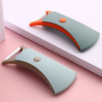 Two-In-One Fruit Peeler Kitchen Household Multi-Functional Fruit Peeling Dual-Purpose Peeler Rotating Storage