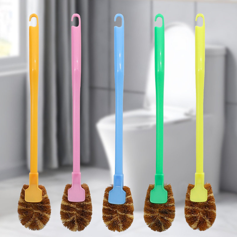 Toilet brush cleaning brush toilet brush household no dead angle long handle plastic toilet brush toilet cleaning tools