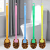 Toilet brush cleaning brush toilet brush household no dead angle long handle plastic toilet brush toilet cleaning tools