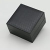 Wholesale Flip Watch Case Storage Box Plastic Watch Case Pu Leather Jewelry Bracelet Packaging Box Hot Stamping Logo