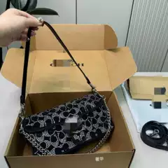 Koujia's New Women's Bag, Vintage Soft Tabby Soft European-Style Bag, Chanel Denim Chain Shoulder Crossbody Small Bag