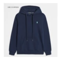 Pullover style sapphire blue label
