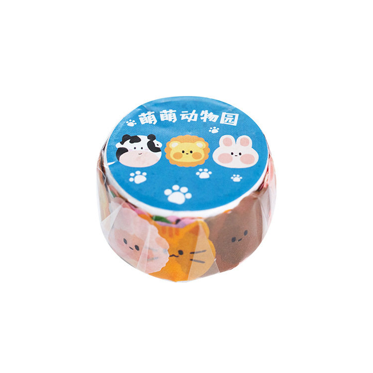 I heard that the die-cutting and paper tape milk is almost a series of hand-painted color basic hand account decoration stickers 100 into 8 models