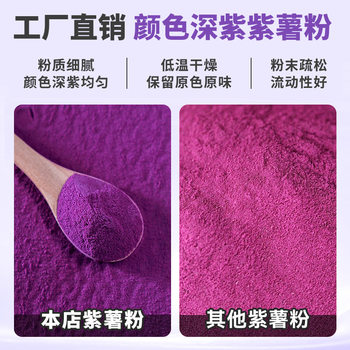 Dropshipping Purple Sweet Potato Powder for Baking Pastries, Coloring Bread, Steamed Buns, Raw Materials, Fruit and Vegetable Powder, Water-Soluble Purple Sweet Potato Extract